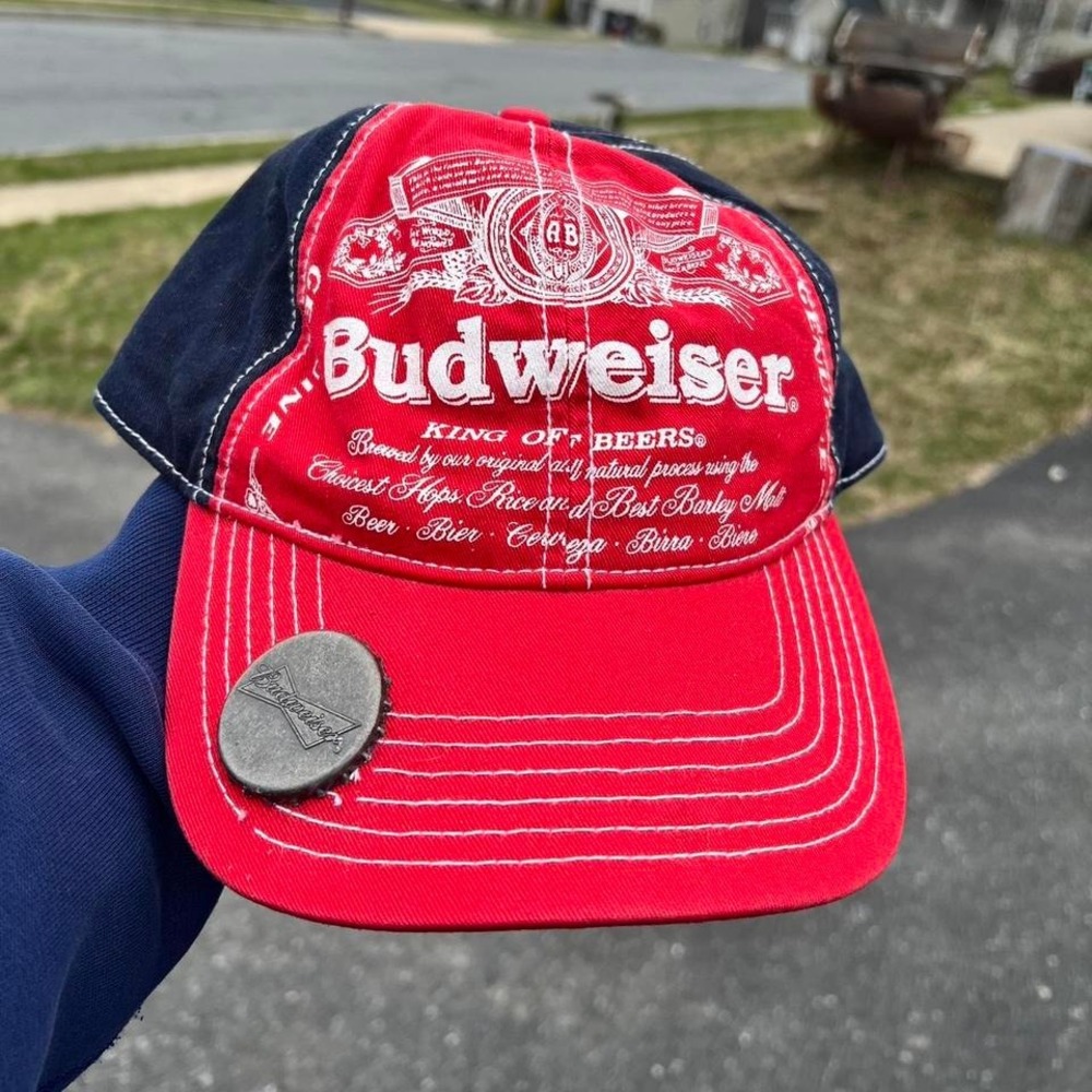 1990s Bud Wieser Can opener SnapBack Hat